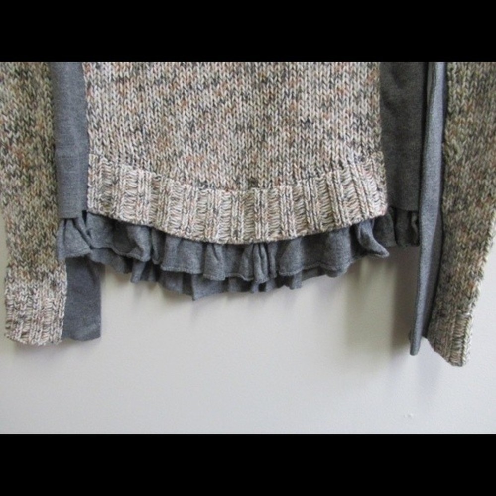 Moth Knit Sweater With Ruffles size medium. - Picture 2 of 6